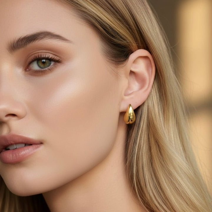 Orecchini Goccia Bold Oro - Duestelle Italia