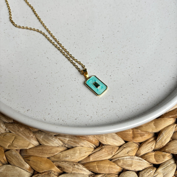 Pastel Gemstone Glow Necklace - Duestelle