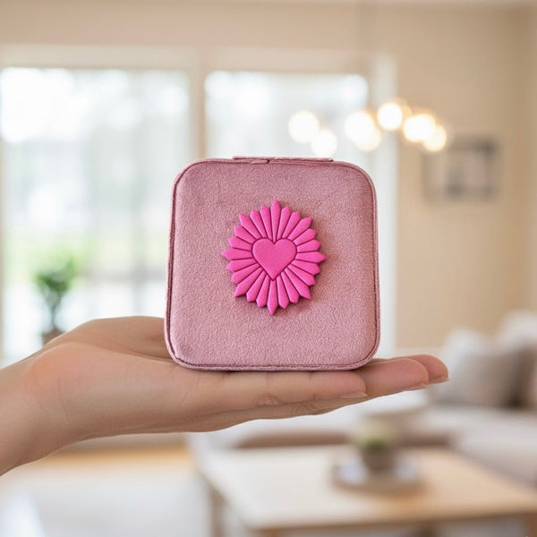 Portagioie da viaggio Cuore Sacro Pink - Duestelle Italia