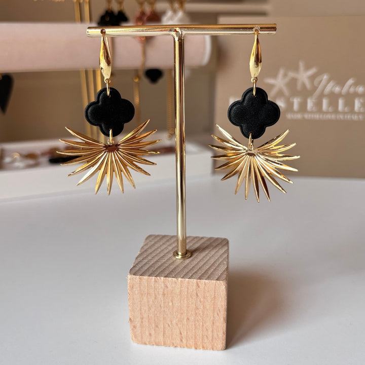 PURE CLOVER - STATEMENT EARRINGS - Duestelle