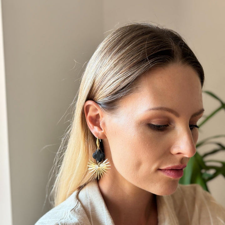 PURE CLOVER - STATEMENT EARRINGS - Duestelle