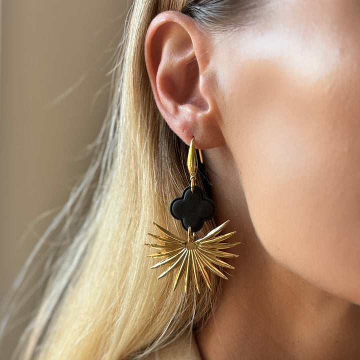 PURE CLOVER - STATEMENT EARRINGS - Duestelle