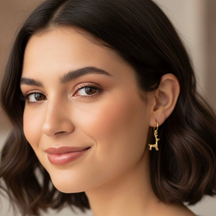 RENNA - orecchini 18k gold plated - Duestelle Italia