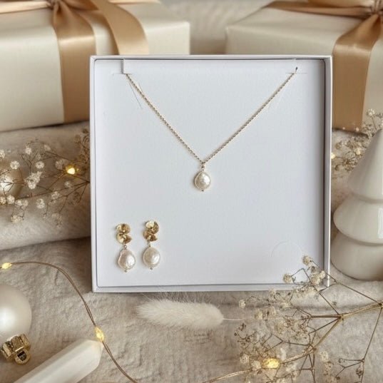 SOLIA - Set Collana e Orecchini con cofanetto regalo grande - Duestelle Italia