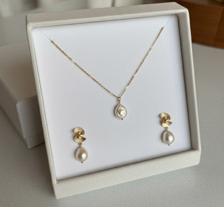 SOLIA - Set Collana e Orecchini con cofanetto regalo grande - Duestelle Italia