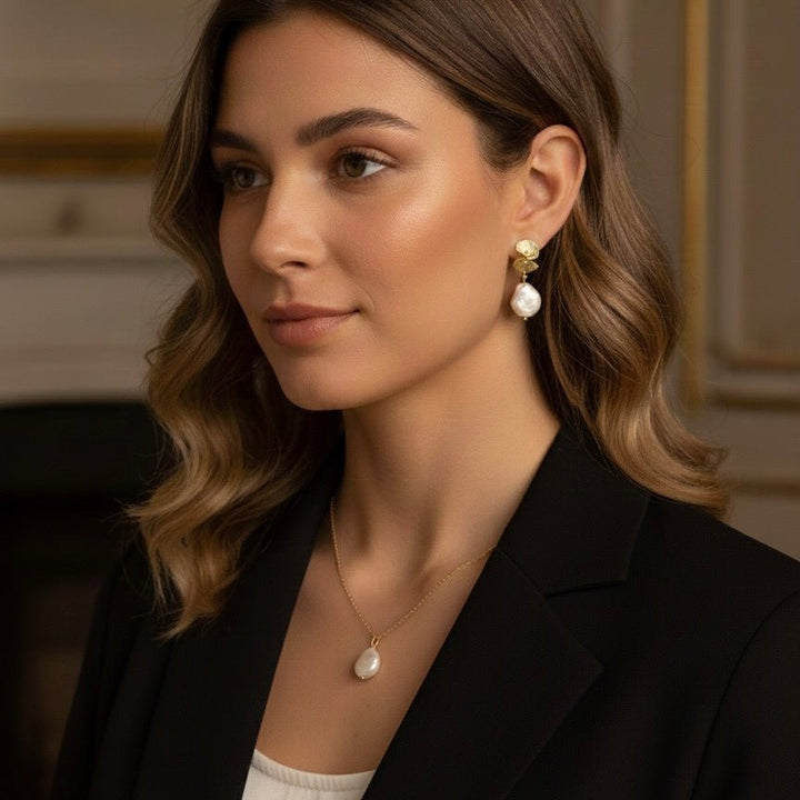 SOLIA - Set Collana e Orecchini con cofanetto regalo grande - Duestelle Italia