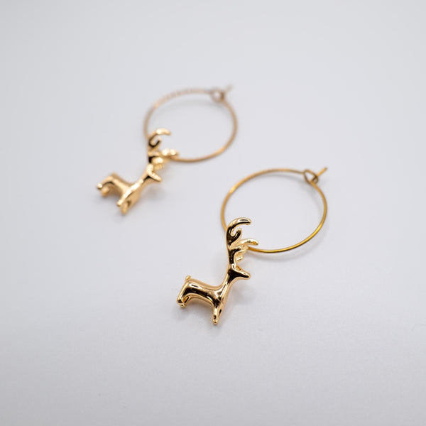 RENNA - orecchini 18k gold plated - Duestelle